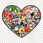 Stickerbomb Heart 2