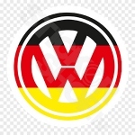Germany Flag VW Logo