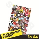 Stickerbomb Nr. 4 1x A4 Stickerbomb Nr. 4 1x A4