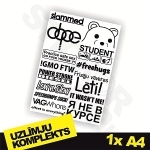 Uzlīmju komplekts Nr. 7 1x A4 Uzlīmju komplekts Nr. 7 1x A4