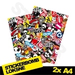 Stickerbomb Nr. 4 2x A4 Stickerbomb Nr. 4 2x A4
