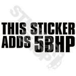 This Sticker Adds 5 BHP
