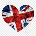 UK Flag Heart