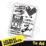 Uzlīmju komplekts Nr. 16 1x A4 Uzlīmju komplekts Nr. 16 1x A4