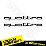 Quattro uzlīmju komplekts 2x 1000x110mm Quattro uzlīmju komplekts 2x 1000x110mm