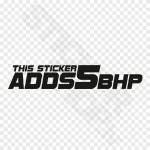This Sticker Adds 5 BHP