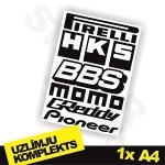Logo Nr. 2 uzlīmju komplekts 1x A4 Logo Nr. 2 uzlīmju komplekts 1x A4