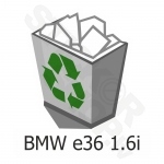 BMW e36 1.6i Trash