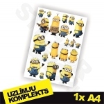 Minion uzlīmju komplekts 1x A4