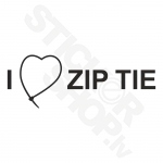 I Love Zip Tie