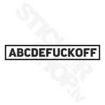 ABCDE Fuck Off