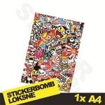Stickerbomb Nr. 7 1x A4 Stickerbomb Nr. 7 1x A4