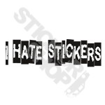 I Hate Stickers