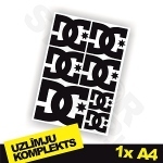 DC uzlīmju komplekts 1x A4 DC uzlīmju komplekts 1x A4