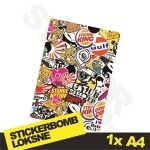 Stickerbomb Nr. 5 1x A4 Stickerbomb Nr. 5 1x A4