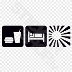 Eat Sleep JDM Flag