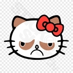 Angry Hello Kitty