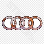 Rusty Audi Logo