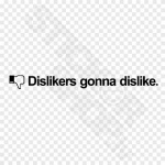 Dislikers Gonna Dislike