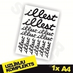 Illest uzlīmju komplekts 1x A4 Illest uzlīmju komplekts 1x A4