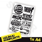 Uzlīmju komplekts Nr. 13 1x A4 Uzlīmju komplekts Nr. 13 1x A4