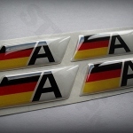 Audi Germany Flag Audi Germany Flag