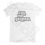 CalMeGeneral GTA RP Theme T-krekls Balts