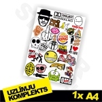 Uzlīmju komplekts Nr. 2 1x A4