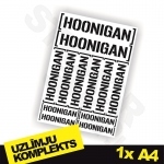 Hoonigan V2 uzlīmju komplekts 1x A4 Hoonigan V2 uzlīmju komplekts 1x A4