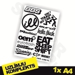 Uzlīmju komplekts Nr. 9 1x A4 Uzlīmju komplekts Nr. 9 1x A4