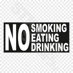 NO Smoking Eating Drinking