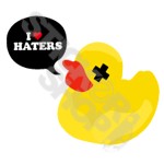 I Love Haters Duck