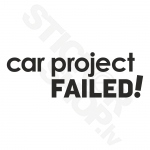 Car Project Failed