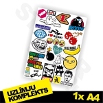Uzlīmju komplekts Nr. 4 1x A4