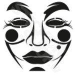 Fawkes Girl Mask