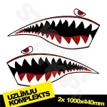 Shark Tooth Eye Uzlīmju komplekts