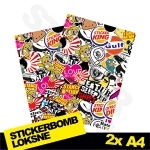 Stickerbomb Nr. 5 2x A4