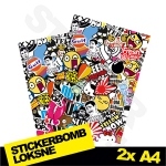 Stickerbomb Nr. 6 2x A4 Stickerbomb Nr. 6 2x A4
