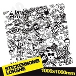 Black And White Stickerbomb 2 1000x1000 Black And White Stickerbomb 2 1000x1000