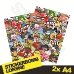 Stickerbomb Nr. 10 2x A4 Stickerbomb Nr. 10 2x A4