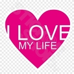 I Love My Life Heart