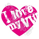 Heart I Love My VW