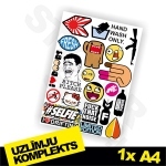 Uzlīmju komplekts Nr. 3 1x A4