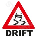 Drift Road Sign