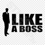 Like A Boss Man In Black